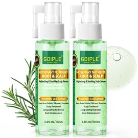 Rosemary Water Spray Root Enhancer Rosemary Oil for Hair Growth Flaky & Itchy & Dry Scalp Treatment - Hair Oil for Scalp Exfoliator & Detox - Refreshing & Smoothing Sclap Serum Long-lasting Hydration
