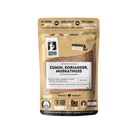 Bremer Gewürzhandel Cumin Coriander Nutmeg Spice Mix Ground Spice Mix for Oriental Dishes for Sauces and Dressings, Delicious Marinade for Lamb, 75 g