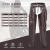 Assless Leather Chaps for Men and Women – Premium Full