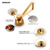 DOCBLACK Stainless Steel Egg Cracker Topper Set with Egg Separator