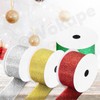 Wokape Christmas Ribbon Kit, 4 Rolls 2 Inch x 11