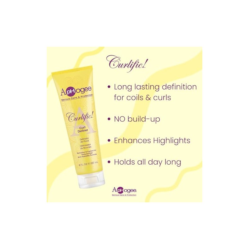 Aphogee Curlific Curl Definer 8 oz. (Pack of 2) by