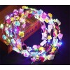 to 10pz Diadema Corona Flores Luz Led Fiesta Festival