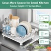 MOUKABAL Dish Drying Rack - Stainless Steel Dish Rack, Dish