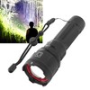 30W Zoomable Flashlights LED Metal Switch Super Bright Flashlight for