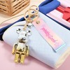 ZOIKOM Cartoon Anime Doll Cool Gradient Bear Keychain Cute Bag