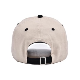 Mommin Hat,Vintage Two-Tone Women's Baseball Cap, Mommin Trucker Hats for Women Adjustable Baseball Cap Beige