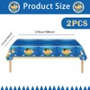 POPOYU 2Pcs Oktoberfest Party Tablecloth,137x274cm Bavarian Flag Blue White Diamond