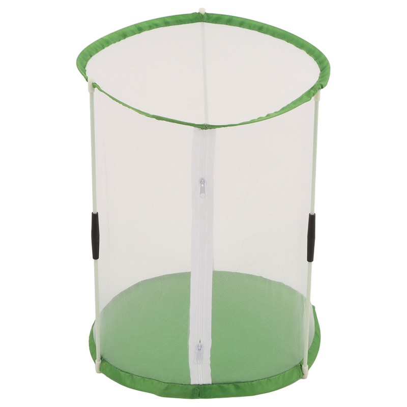 Cylindrical Butterfly and Insect Observation Cage Transparent Mesh Habitat Cage
