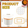 LYART 48Pieces Basketball Hoop Snack Cups for Basketball Birthday Party