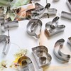 SurgeHai 26-Piece Large Alphabet Cookie Cutter Set (A - Z),