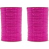 Pack of 2 Pearlized Raffia Ribbon Rolls 200 Yards for