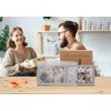 JD Concept Double 4x6 Horizontal Combo, Grey Wood Picture Frame,