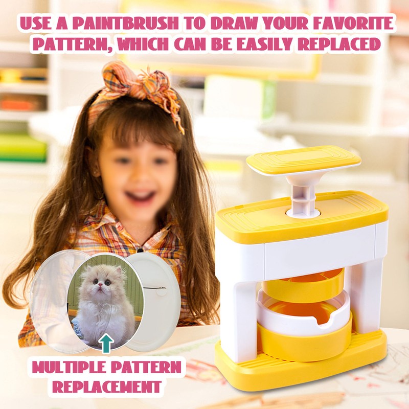 Badge Maker Machine DIY Pin Button Maker Press Machine Badge