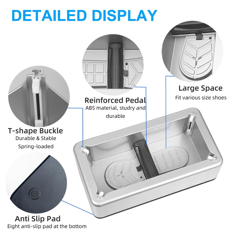 Blemoacha Shoe Covers Dispenser with 200pcs Disposable Shoe Covers Non
