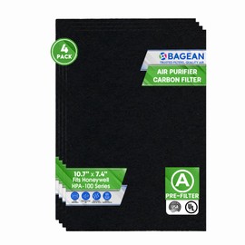 Carbon Pre Filter A Filters for Air Purifiers - Compatible with Honeywell HPA100 Series - Fits Honeywell Air Purifier Filter Replacement - Prefilter A Air Filters Absorb Odors & Freshen the Air (4-Pk)