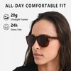 Jumping Sunshine Sunglasses Running No-Slip No-Bounc for Womens: Brown TR90