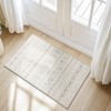 RYB HOME Machine Washable 2x3 Jacquard Door Rug, Non Slip