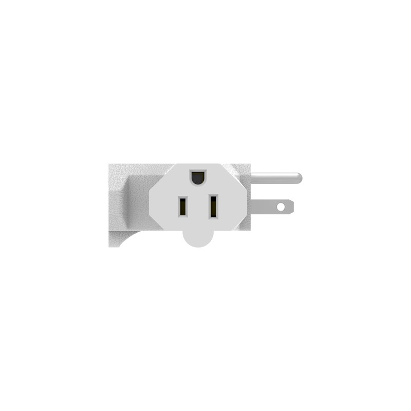 oviitech Three Plug Outlet Adapter, T-Shaped Adapter,Electric Outlet Extender, Sideways
