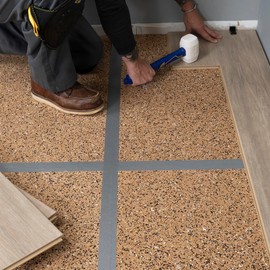 QEP 16 oz. Pro Rubber Floor Mallet with 11.5" Plastic Handle