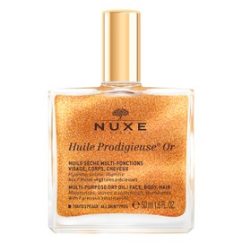 Nuxe Nuxe Huile Prodigieuse Shimmer Multi-Purpose Dry Oil - Luxurious Radiant Glow and Hydration for Face, Body & Hair, 1.6 Fl Oz
