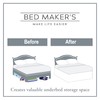 Bed Maker's Wrap-Around Microfiber Bed Skirt for Adjustable Beds, Tailored