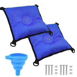SHILIU Sand Bag Boat Base,Bird Spikes Sand Bag Base with Foldable Funnel for Long Legs Bird Deterrent Weatherproof Canvas Sandbag Base Keep Birds Away Your Boat (Bird Deterrent & Sand Not Included)