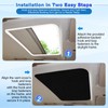 Frienda Rv Window Reflective Insulation Roll 47.2inchx10ft Double Aluminum Foil
