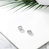 Gem Stone King 925 Sterling Silver Earring Jackets for 5MM