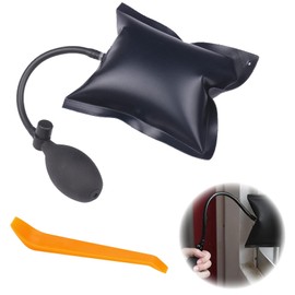 Wedge Air Cushion, Mounting Cushion, Air Pump, Spreader Cushion, Mounting Cushion, Square Mounting Cushion, Air Pump Wedge Air Cushion, Mounting Expander Cushion, for Door Window Installation, Black