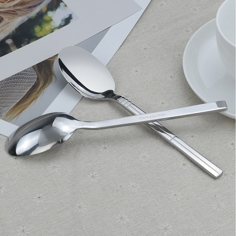 Eudokky 12 Piece Dinner Spoons Tablespoons Set Stainless Steel Soup