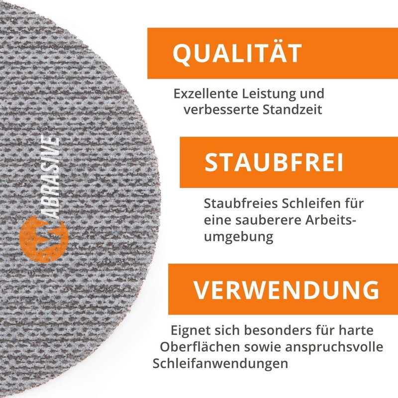 Sanding discs Abrasive mesh Sanding net Ø150mm K400 Super sand