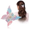 FASELE バンスクリップ ヘアクリップ カジュアル スタイリッシュ 変色蝶 森ガール エレガント ヘアアクセサリー 髪留め