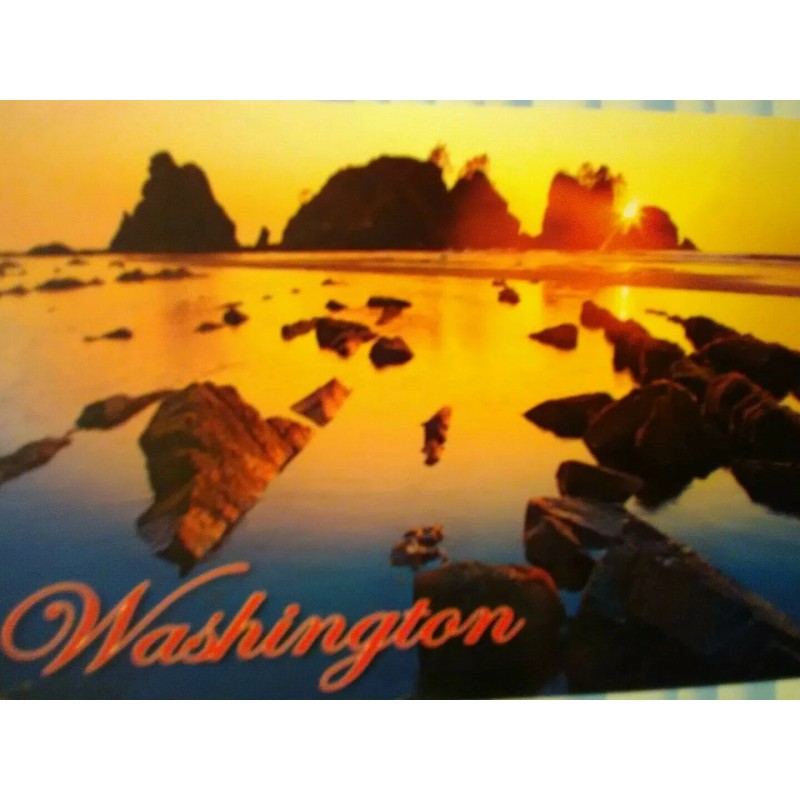 BEAUTIFUL PHOTO POST CARD SHI SHI BEACH WASHINGTON ..