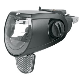 MonkeyLink SkyeLight 80 Lux Connect Lighting Set for Bicycle, Bicycle Accessories, Innovative Magnetic Holder, Rear Light with Brake Light, Angle Adjustable Front Headlight, StVZO Approval, Black