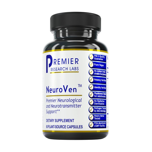 Premier Research Labs NeuroVen - Supports Neurological Systems, Including Nerve Function & Health with Minerals, Lipids & More - Botanical-Based Blends Formula - 60 Plant-Source Capsules