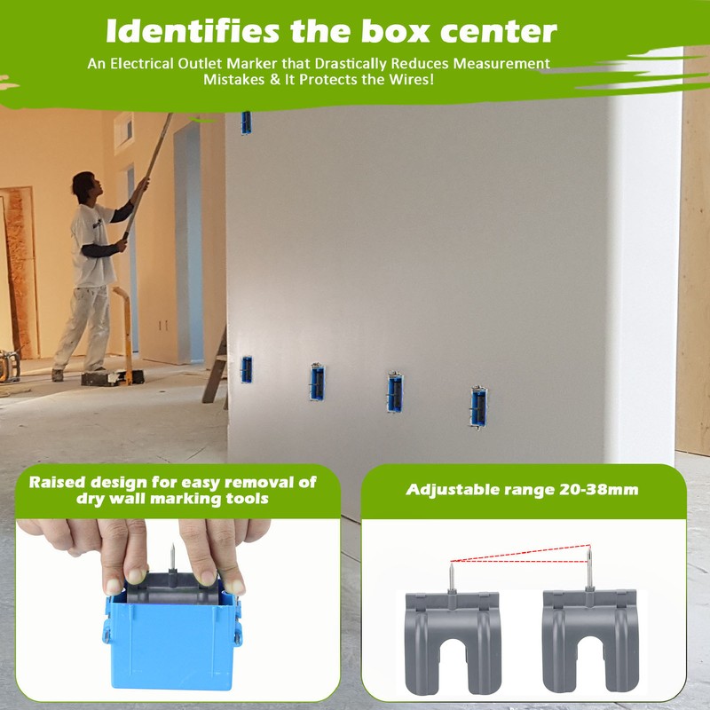 5PCS Drywall Marking Tool Accurate Marking Dry Wall Electric Box