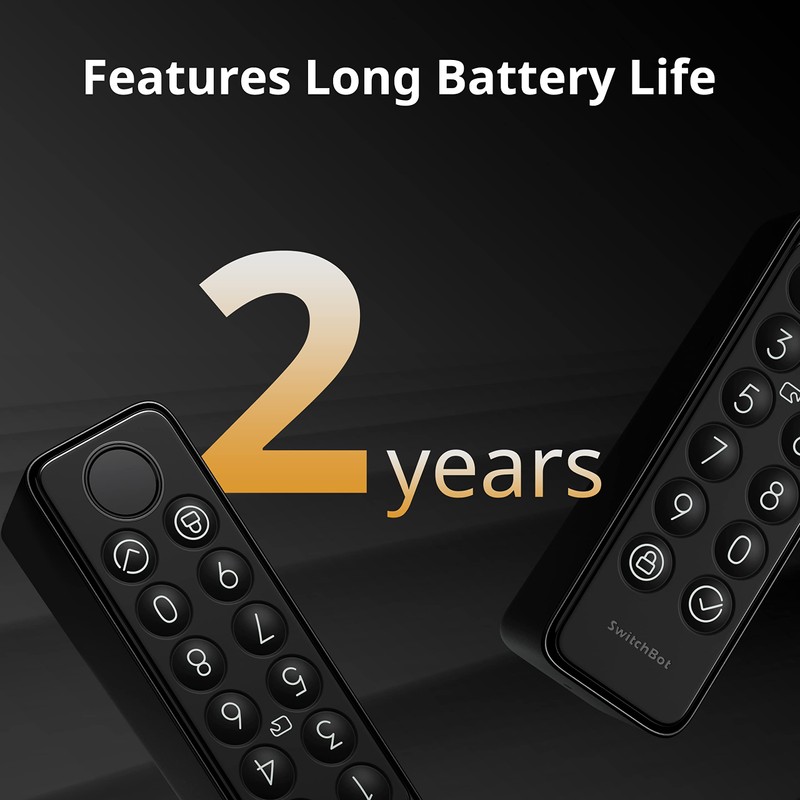 SwitchBot Smart Keypad Touch for SwitchBot Lock, Fingerprint Keyless Home
