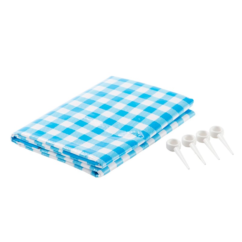Asahi Koyo Leisure Sheet, Gingham Check Button, Large Size, Approx.