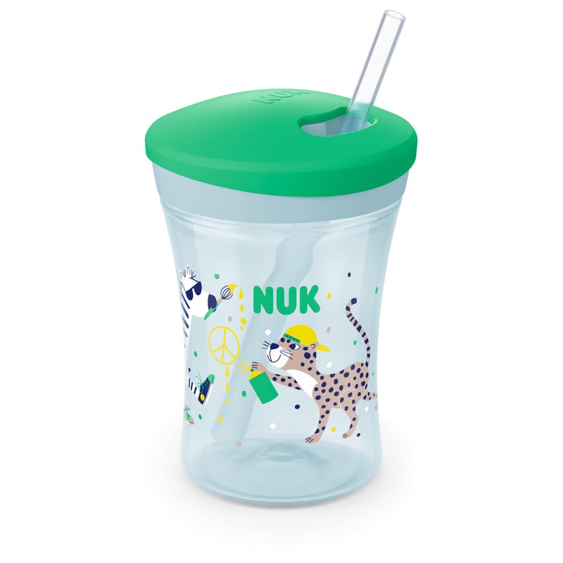 NUK Action Cup Children's Drinking Cup, 12+ Months, 230 ml,
