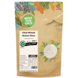Wholefood Earth - Vital Wheat Gluten Flour - Vegan - GMO Free (500g)