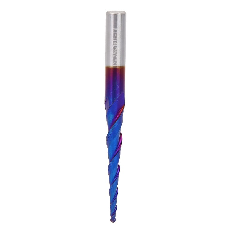 1 Pcs End Mill Tungsten Cemented Carbide 2T Blue Milling