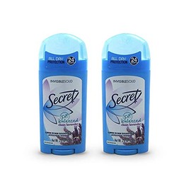 Secret Invisible Solid Antiperspirant & Deodorant Clean Lavender Scent 2.6 Oz (Pack of 2)