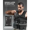 ZTTENLLY Adjustable Weighted Vest with Shoulder Pads - Adjustable Size