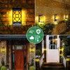 LazyBuddy Solar Flame Lights Outdoor, Realistic 3D Flickering Flames with