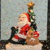 DRomance Music Snow Globe Train Lantern with Music and Timer,