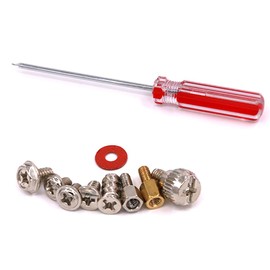 Glarks 660-Pieces Phillips Head Computer PC Spacer Screws Assortment Kit for Hard Drive Computer Case Motherboard Fan Power Graphics (Extra: Phillips Screwdriver)