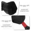 Mobestech 1set Ice Scraper Mitt with Gloves Snow Brush for