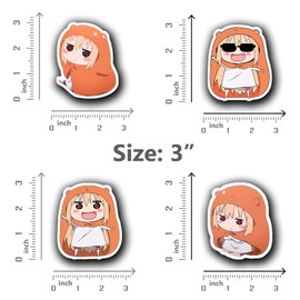 Himouto Umaru Chan Umaru DOMA Indoor Funny Sticker for Phone, Laptop, Skateboard, Car