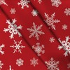 AIBIIN Christmas Tablecloth white Snowflake Rectangle Holiday Table Cloth Waterproof